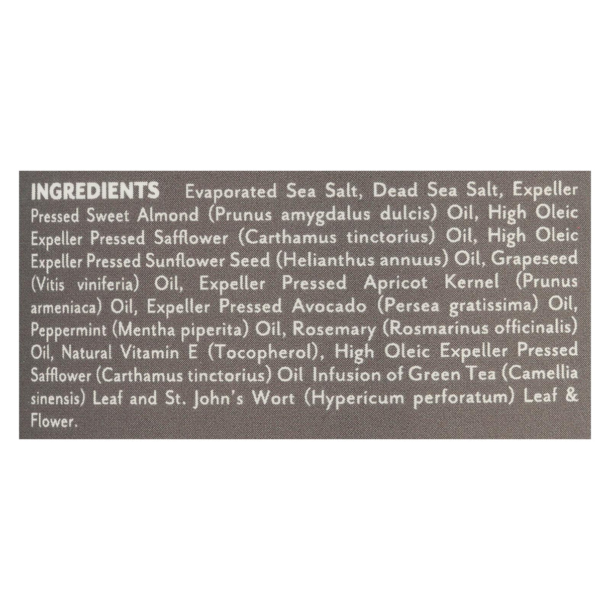 Soothing Touch Exfoliating Salt Scrub with Invigorating Peppermint and Rosemary - 20 Oz. - Cozy Farm