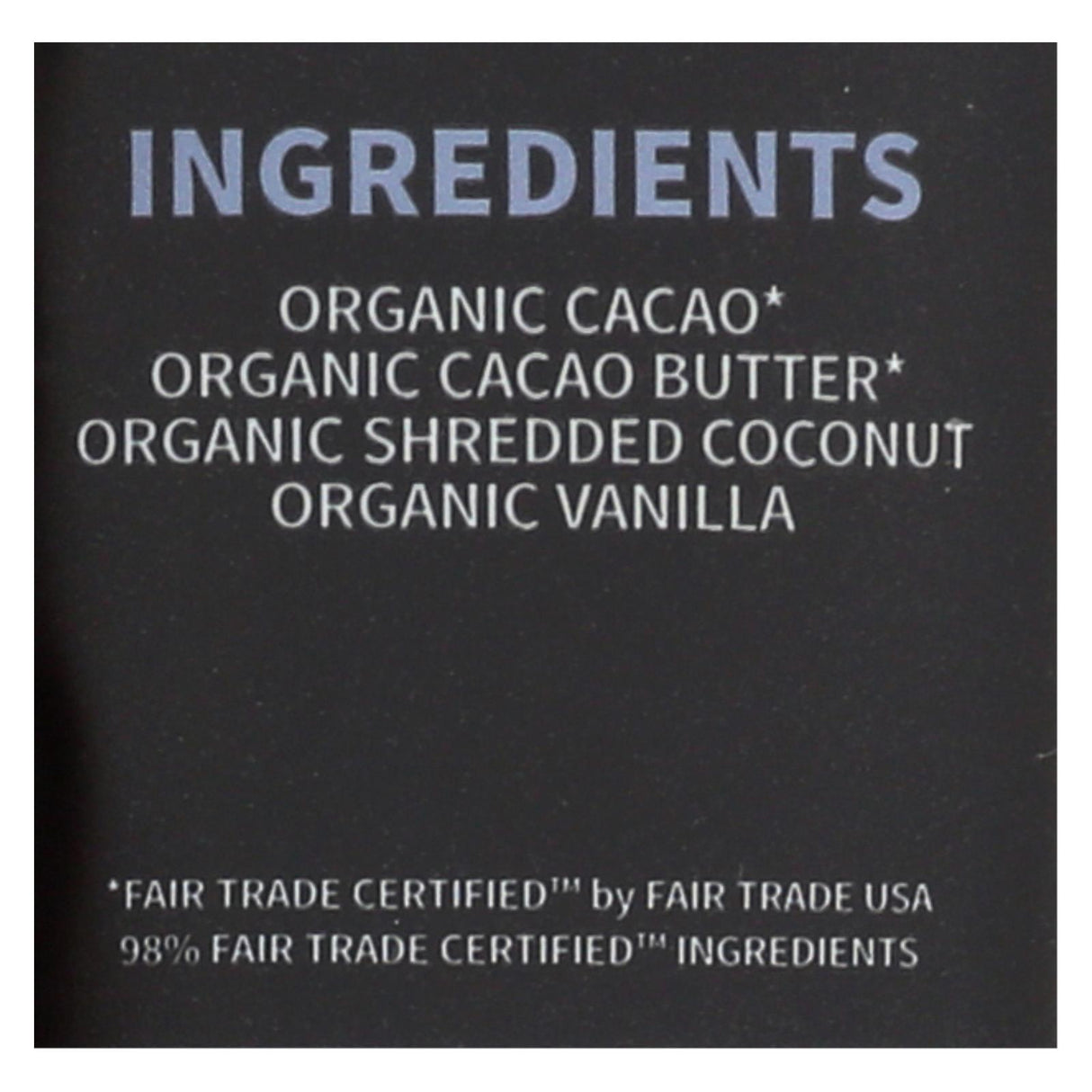 Eating Evolved Chocolate Bar - Midnight Coconut (Pack of 8) - 2.5 Oz. - Cozy Farm