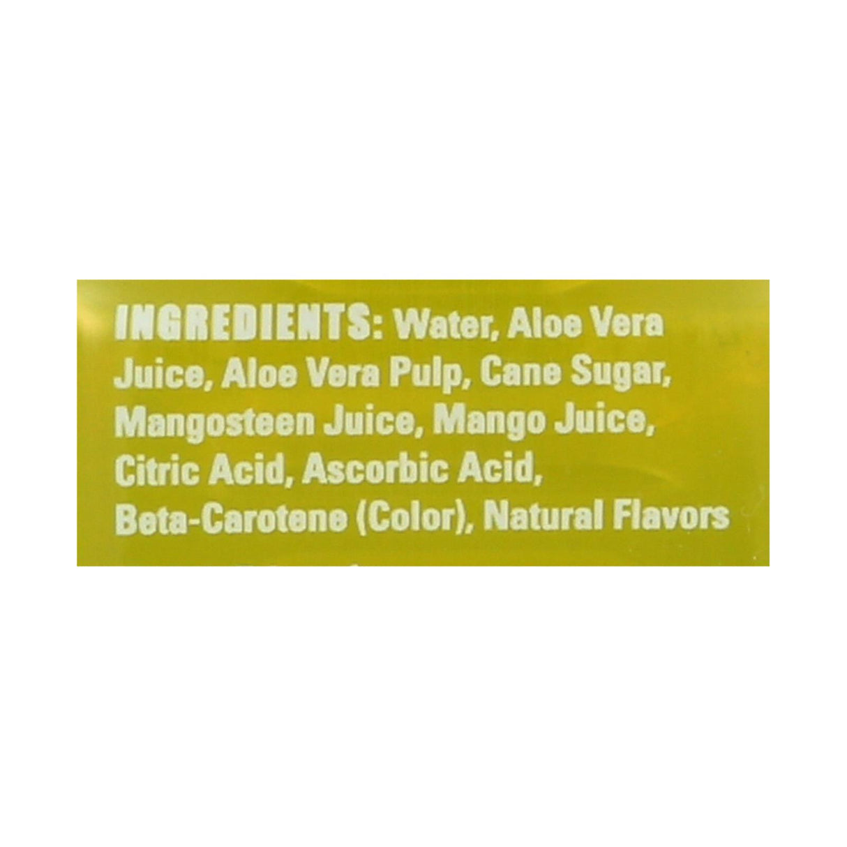 Alo Original Allure Aloe Vera Juice Drink: Mangosteen & Mango, 16.9 Fl Oz/EA - Cozy Farm