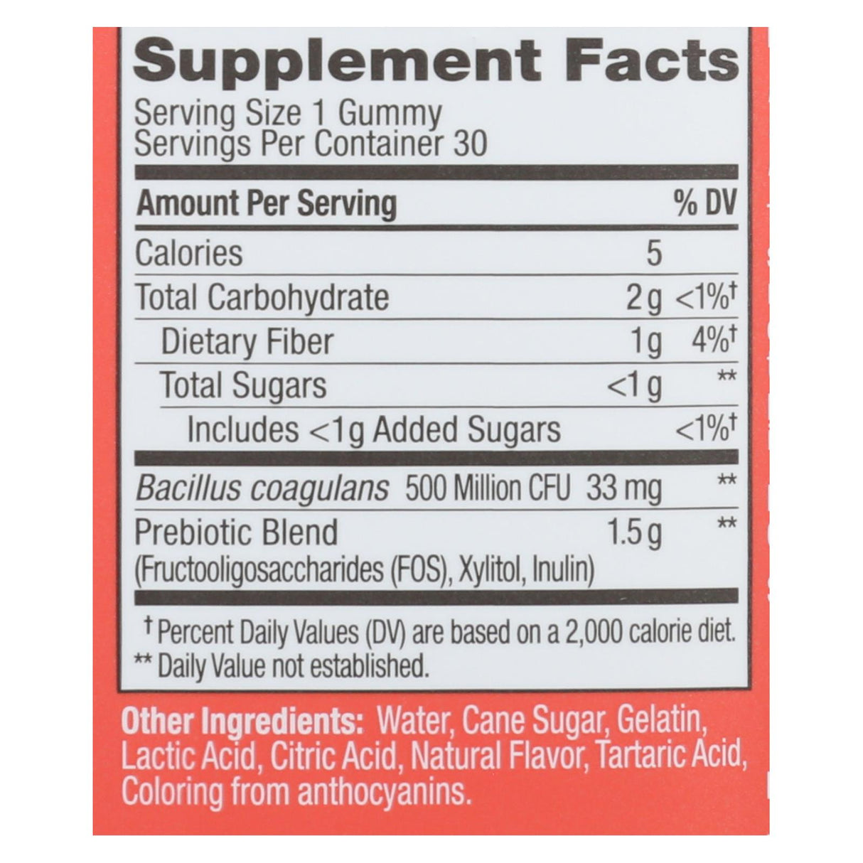 Olly Pro/Prebiotics Peach, 30ct - Cozy Farm