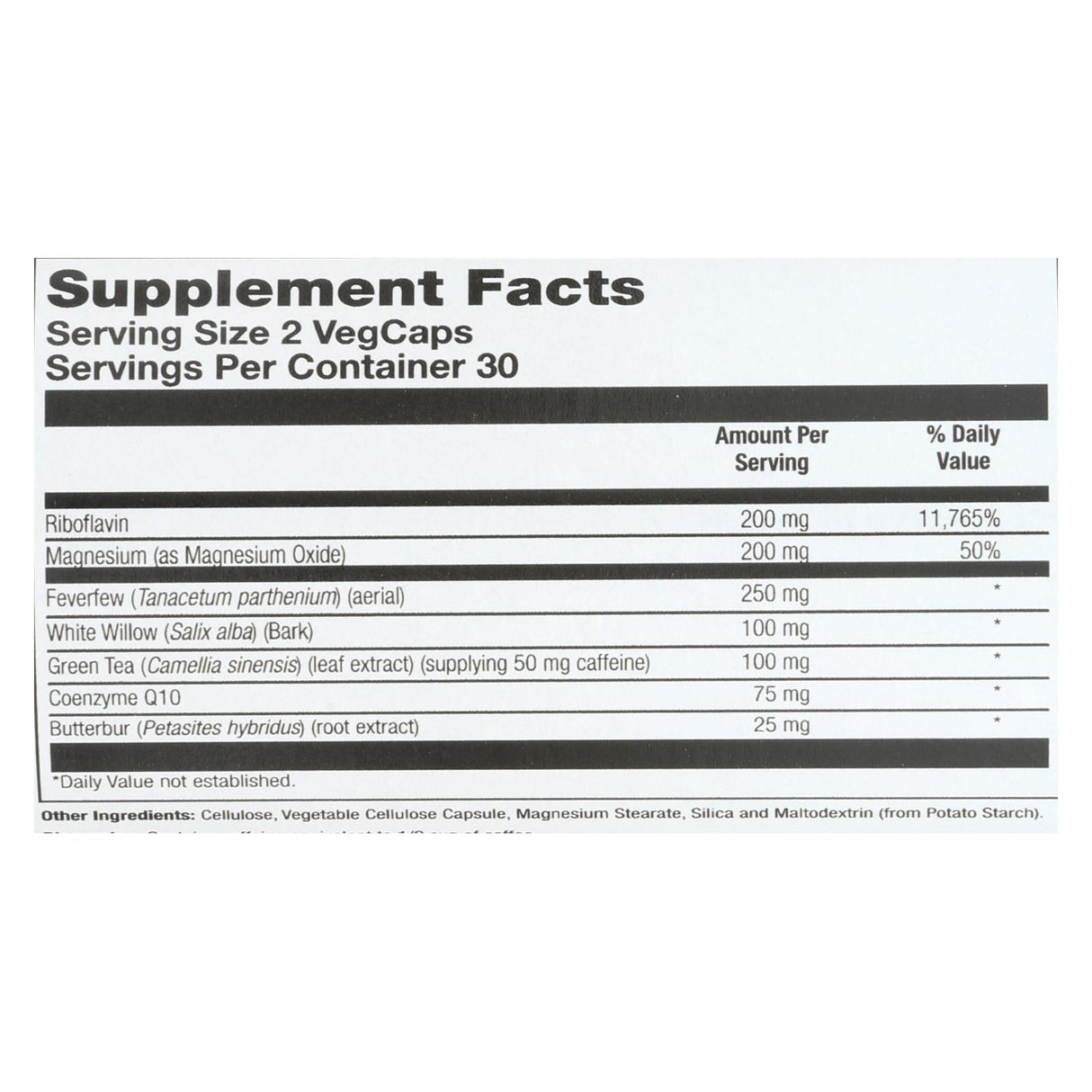 Nature's Life Migrasoothe Quick Relief Capsules - 60 Count - Cozy Farm