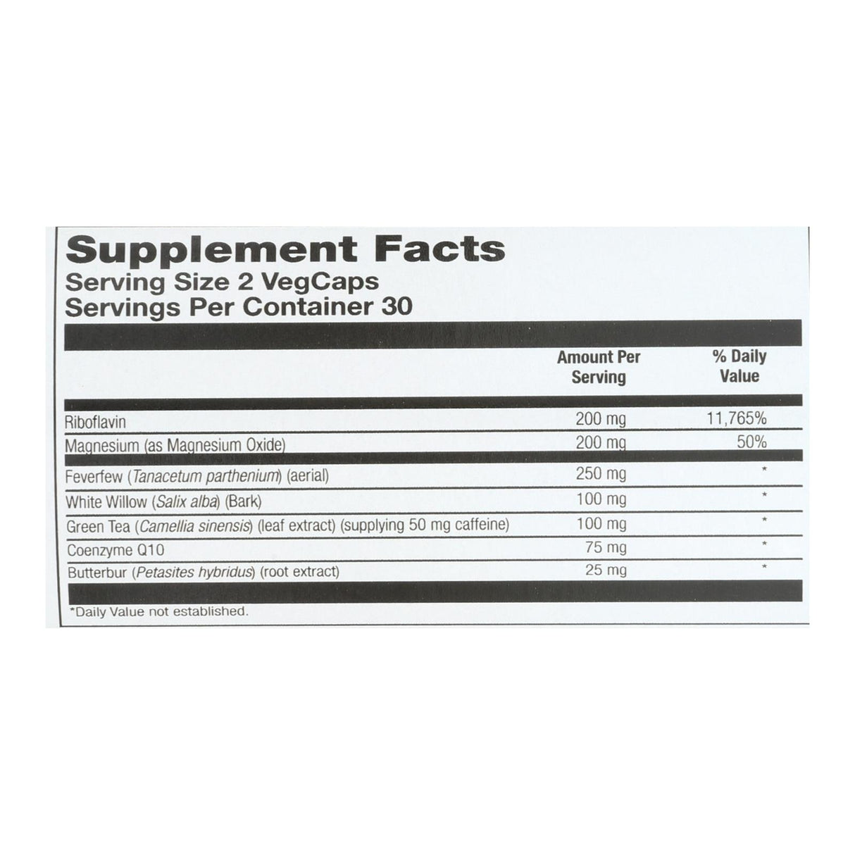 Nature's Life Migrasoothe Quick Relief Capsules - 60 Count - Cozy Farm