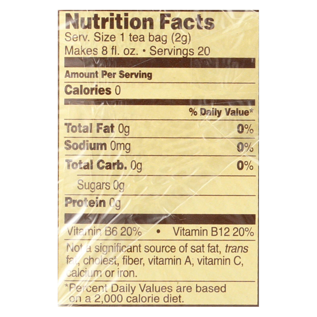 Celestial Seasonings Tension Tamer Herbal Tea, Caffeine Free, Pack of 6, 20 Tea Bags Each - Cozy Farm