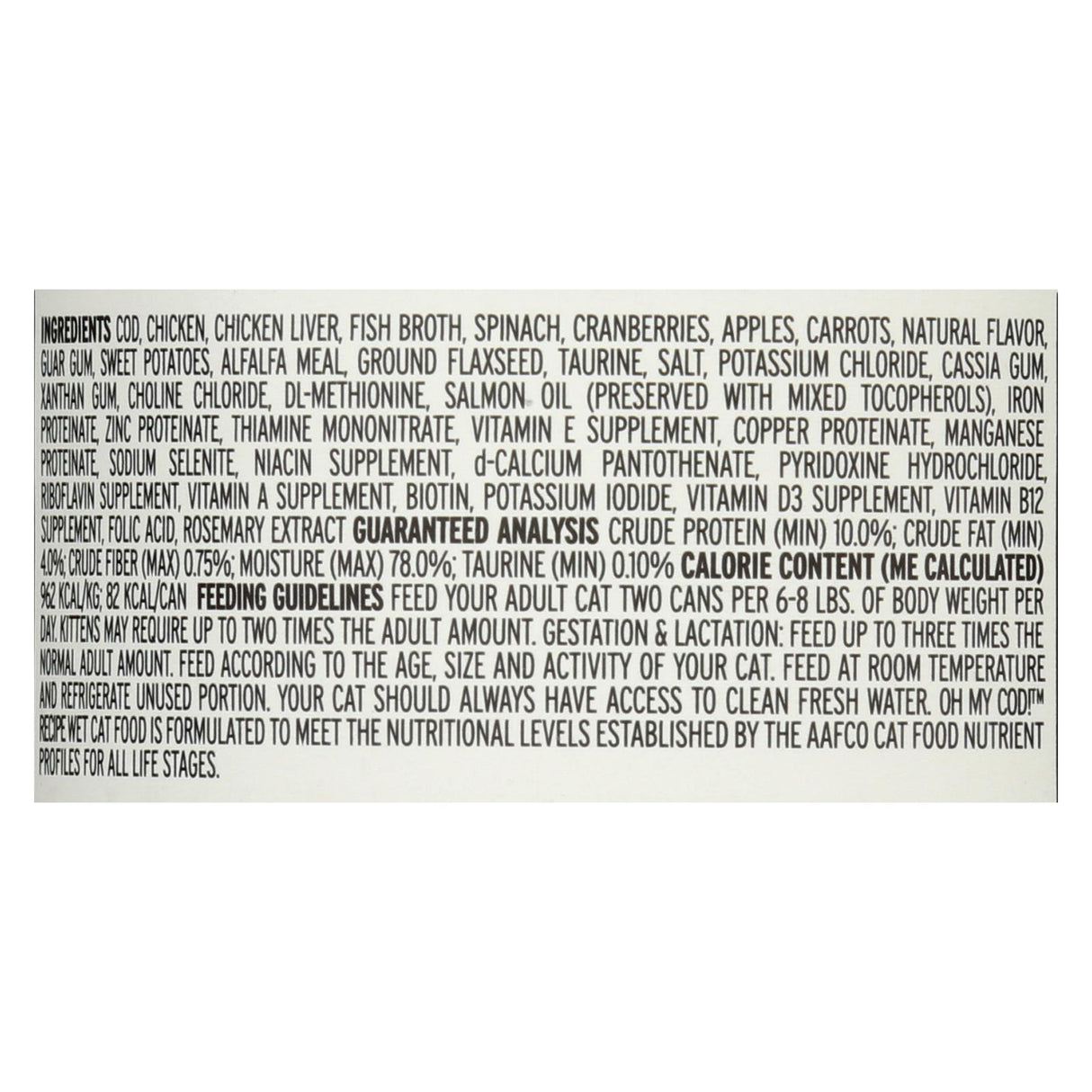 I and Love and You Oh My Cod Recipe Dog Food - Pack of 24 - 3 Oz. Portions - Cozy Farm