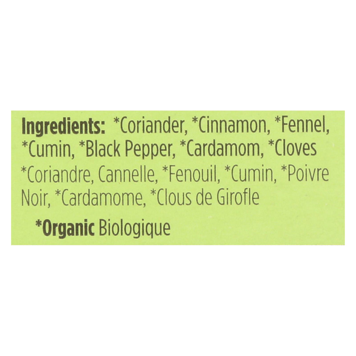 Spicely Organics Organic Garam Masala Seasoning, 0.5 Oz (Pack of 6) - Cozy Farm