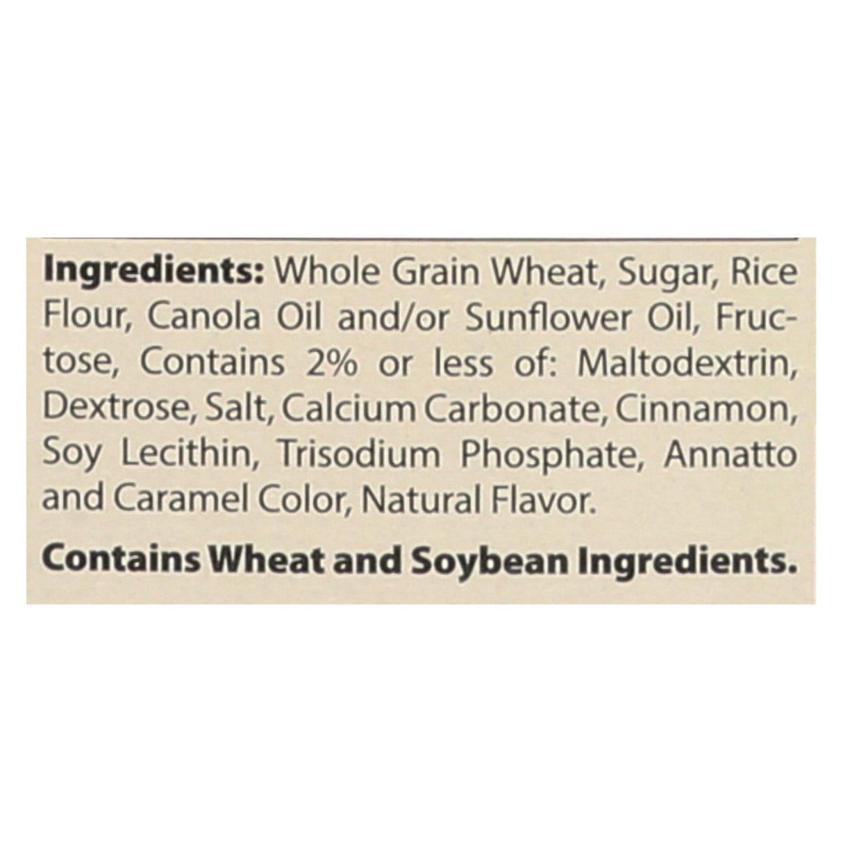 Mom's Best Naturals Toasted Cinnamon Squares, 17.5 Oz (Pack of 14) - Cozy Farm