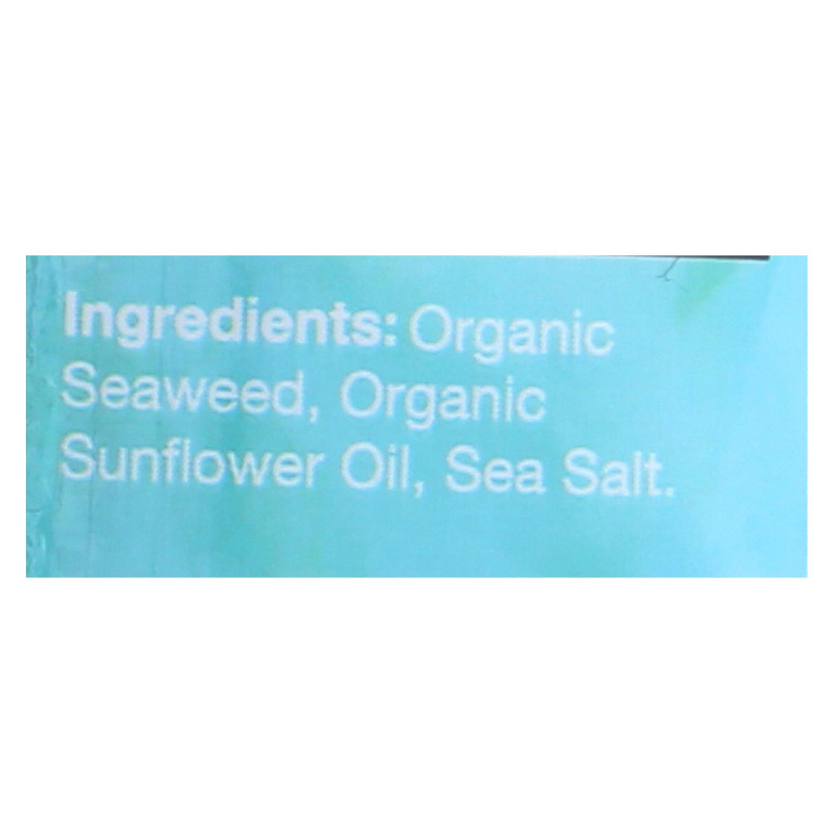 Ocean's Halo Sea Salt Snack | Crispy Seaweed Sheets | 0.14 Oz. (Pack of 12) - Cozy Farm