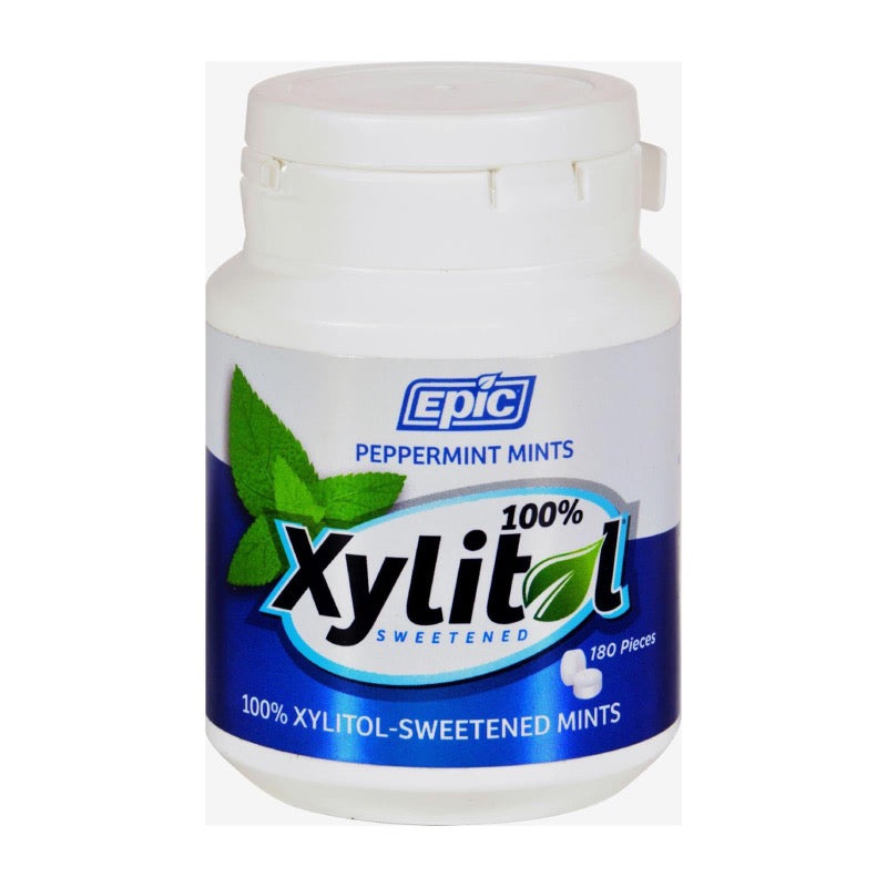 Epic Dental Peppermint Xylitol Mints, 180-Count - Cozy Farm