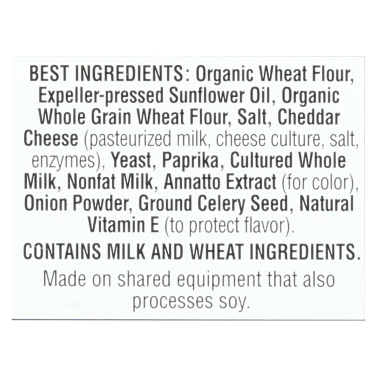 Annie's Homegrown Cheddar Squares, 7.5 Oz., 12 Pack - Cozy Farm