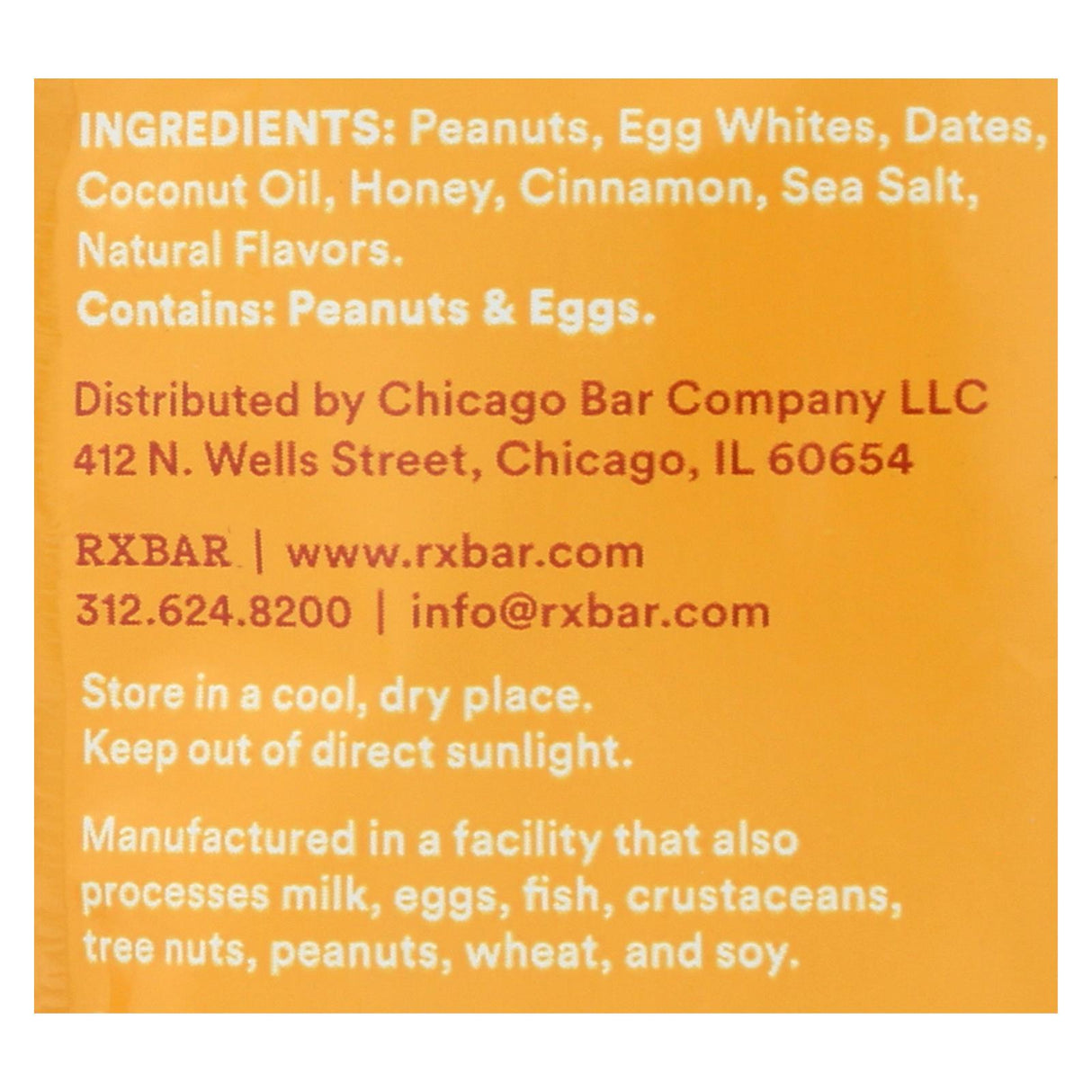 RXBAR Nut Butter Honey Cinnamon (Pack of 10) - 1.13 Oz. - Cozy Farm