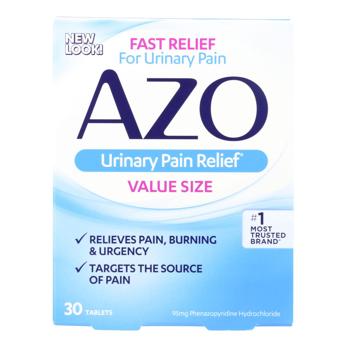 Azo Urinary Pain Relief - 30 Tablets - Cozy Farm