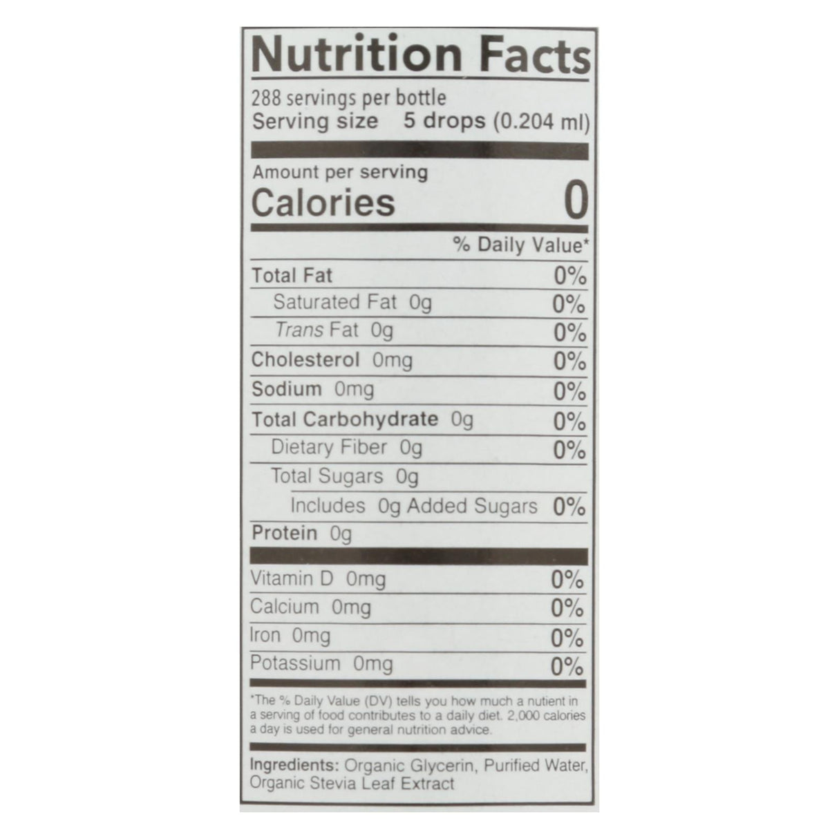 Sweet Leaf Stevia Clear Liquid Drops (2 Fl Oz) - Cozy Farm