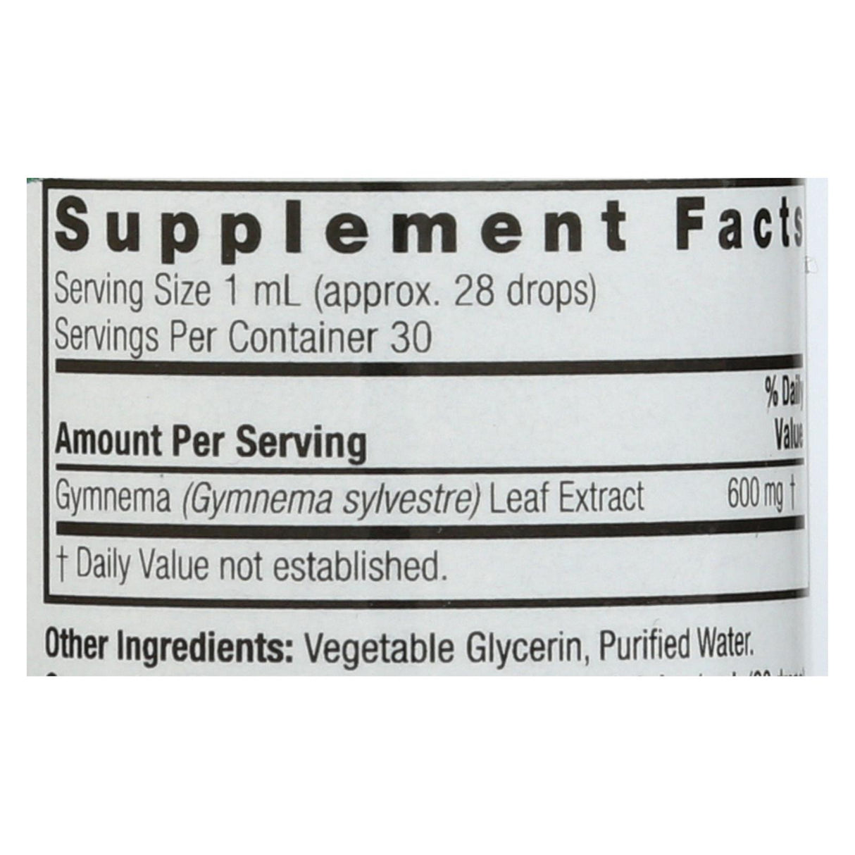 Nature's Answer Gymnema Leaf Extract, Alcohol-Free, 1 Fl Oz - Cozy Farm