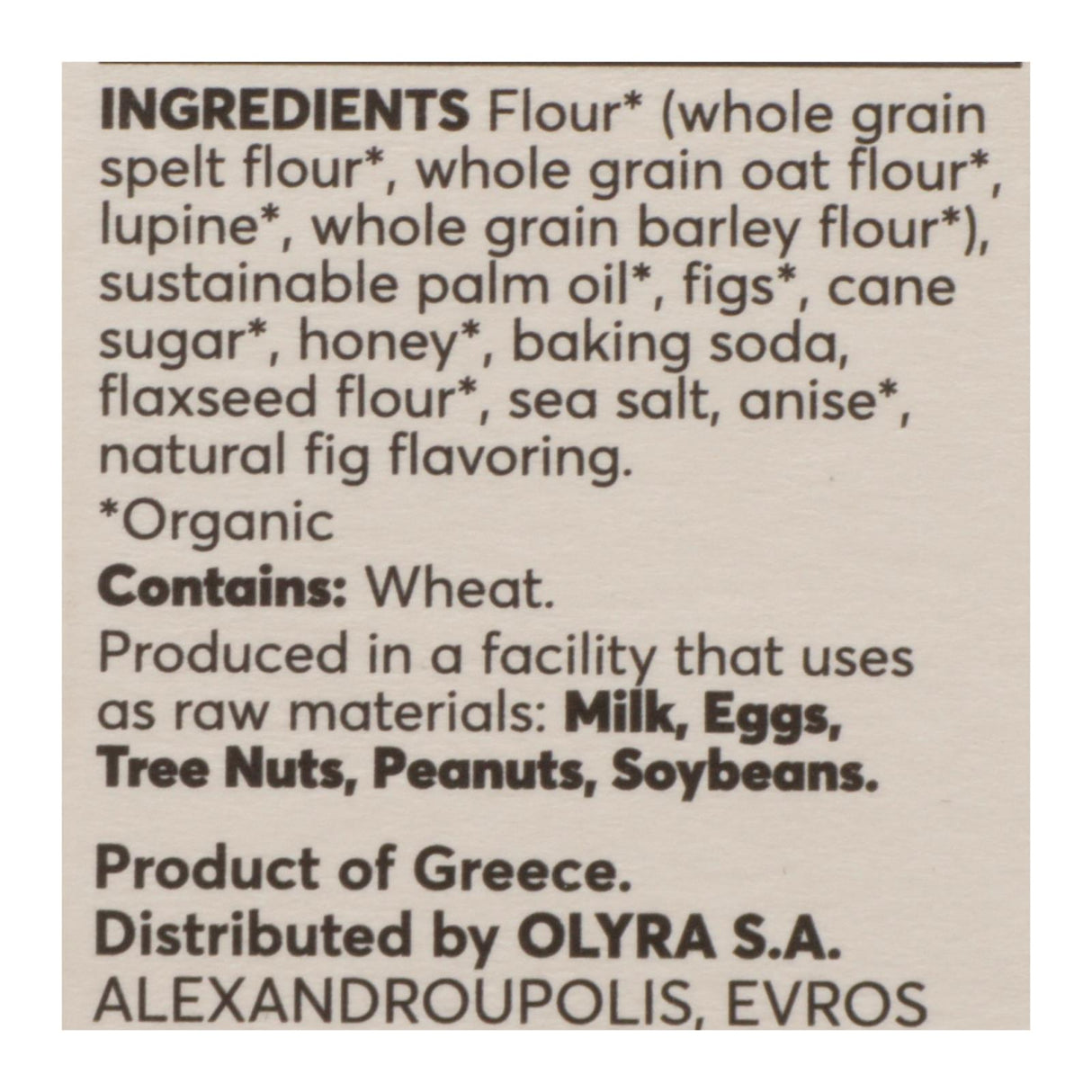 Olyra Fig Anise Biscuits | Pack of 6 | 5.3 Oz Each - Cozy Farm