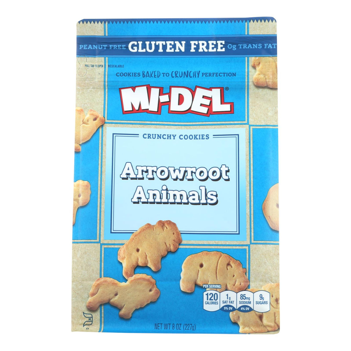 Midel Cookies: Arrowroot Animals, Deliciously Crunchy and Bite-Sized, 8 Oz. (Pack of 8) - Cozy Farm