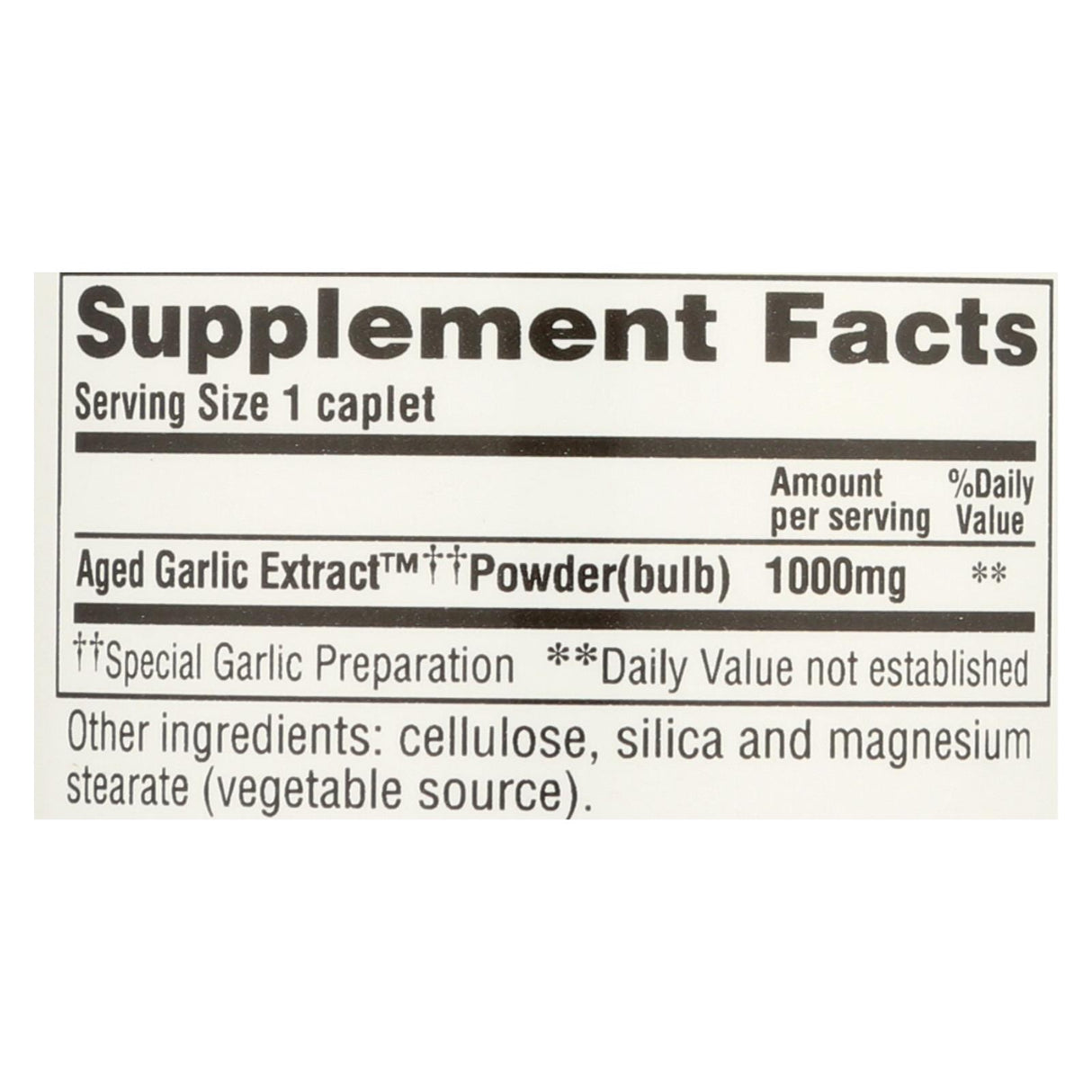 Kyolic Aged Garlic Extract Cardio Health Caplets 30ct 1000mg - Cozy Farm
