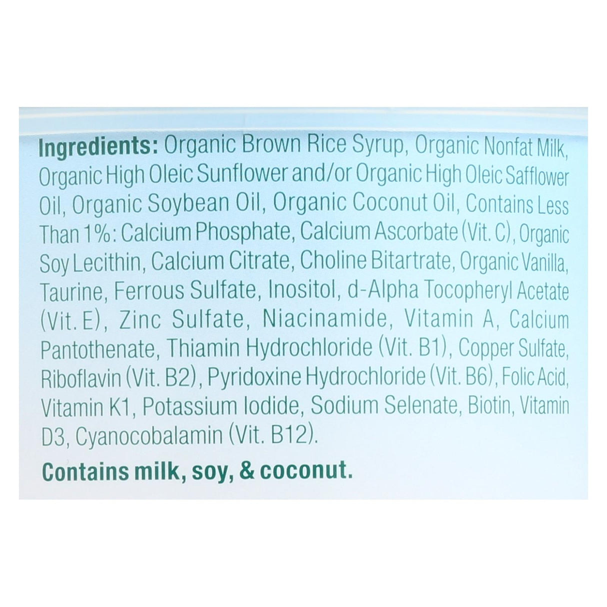 Baby's Only Organic Dairy Toddler Formula (Iron-Fortified, 12.7 oz, Pack of 6) - Cozy Farm