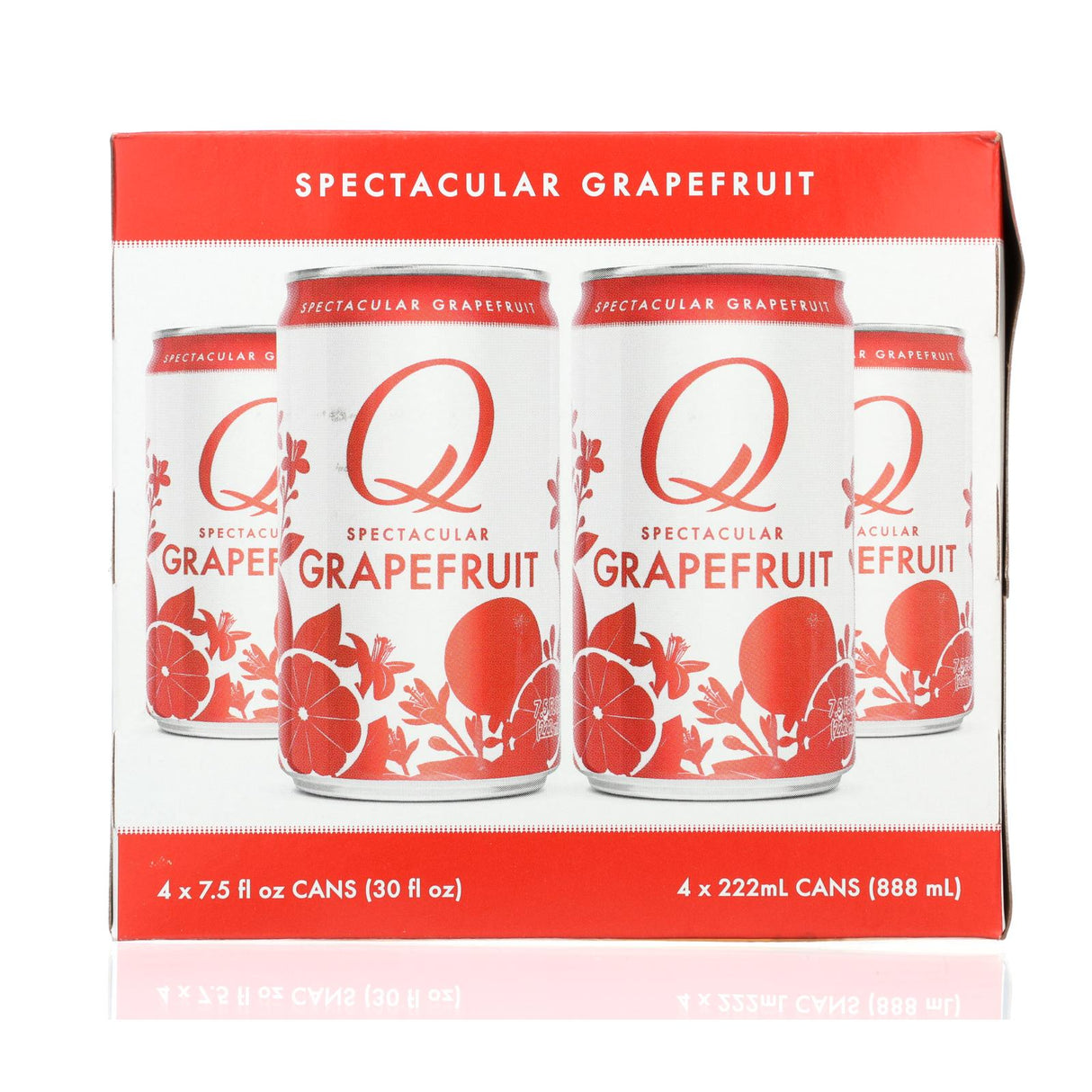 Q Drinks Sparkling Grapefruit (Pack of 6 -47.5oz Cans) - Cozy Farm
