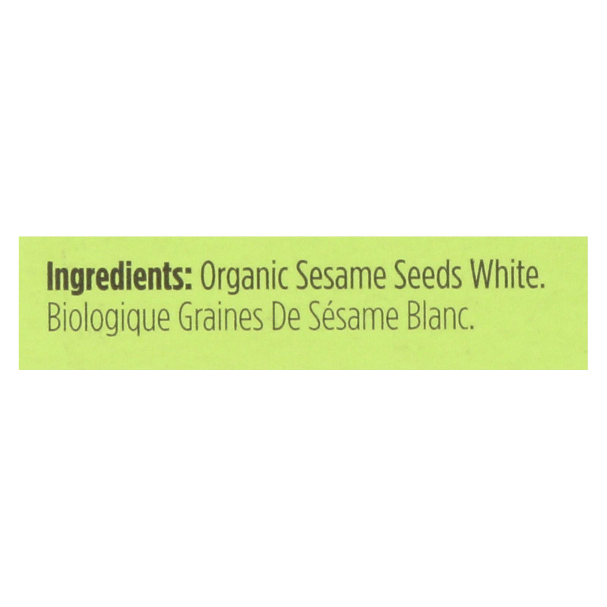 Spicely Organics Organic White Sesame Seeds (0.45 Oz., Pack of 6) - Cozy Farm