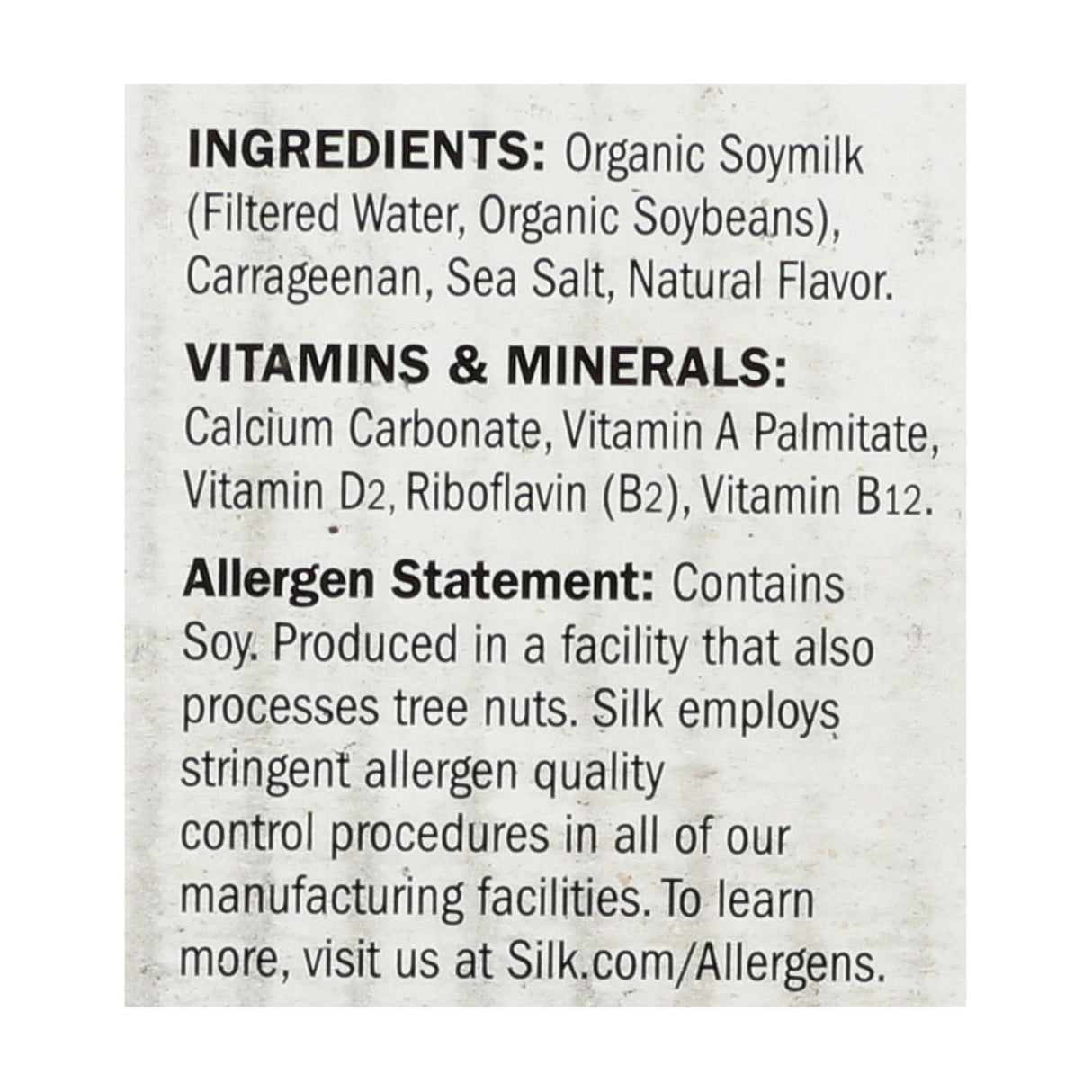 Silk Organic Unsweetened Soy Milk, 6-Pack of 32 Fl. Oz. Cartons - Cozy Farm