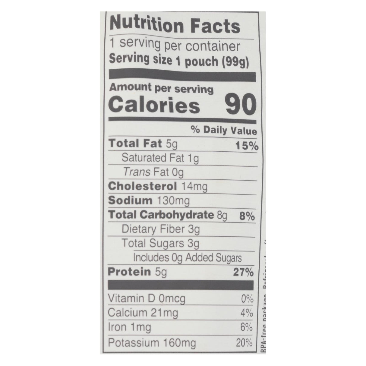 Serenity Kids Chickpea Carrot Puree Pouches (Pack of 6) - 3.5 Oz. - Cozy Farm