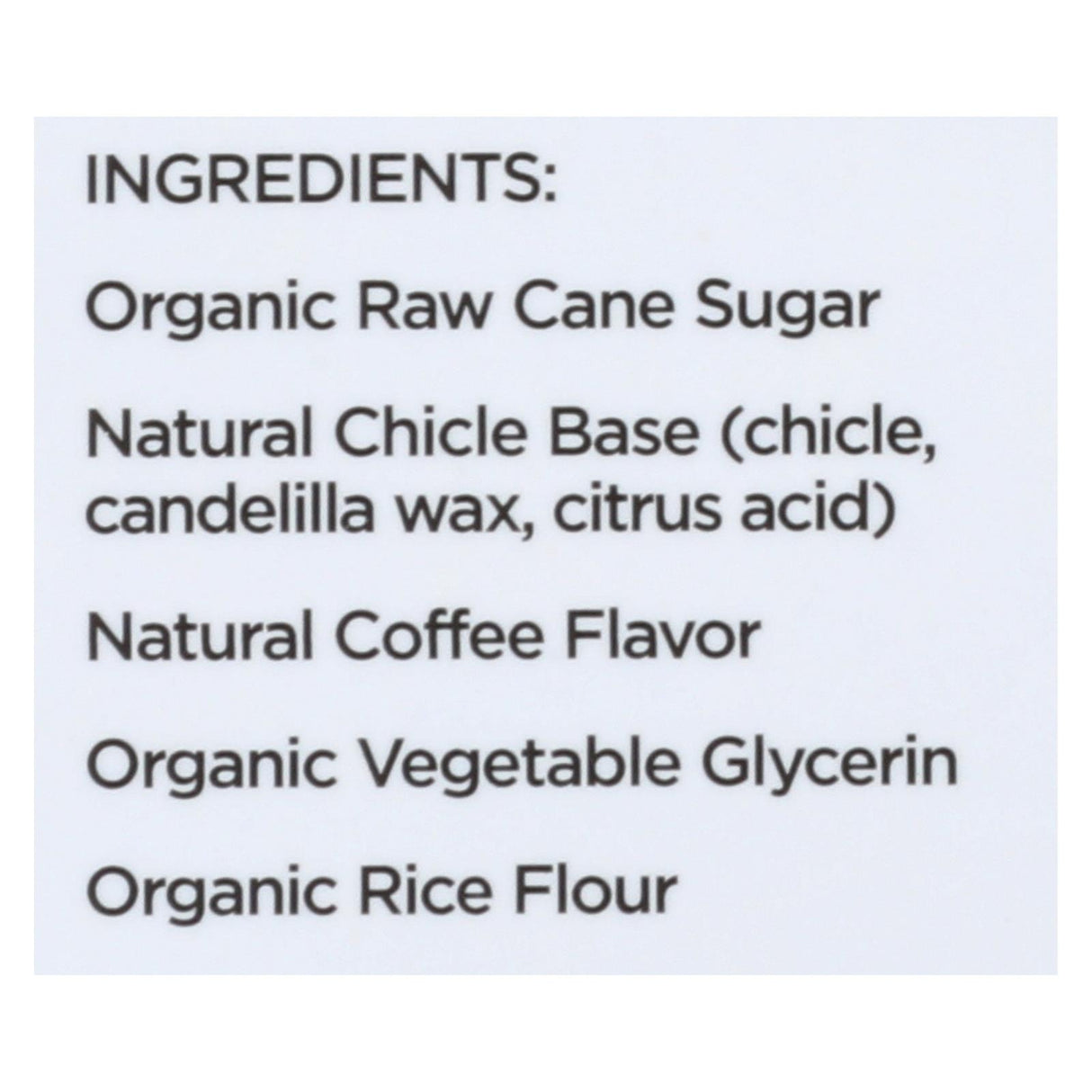 Simply Gum All Natural Coffee Flavor (Pack of 12 - 15 Count Gum) - Cozy Farm