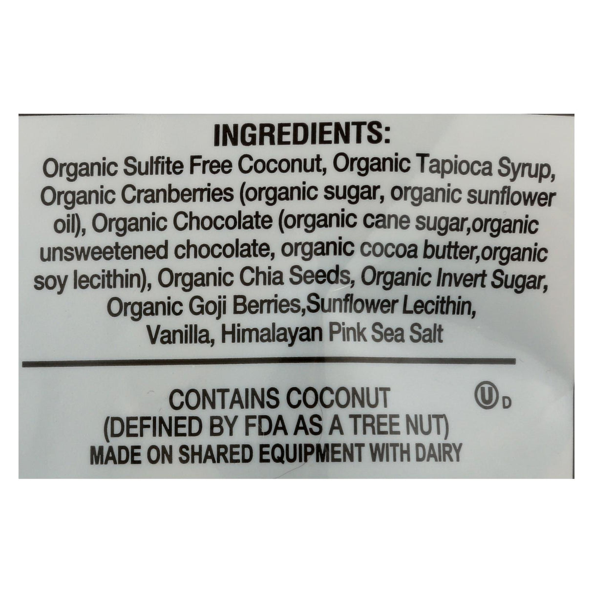 Jennies Coconut Bites, Cranberry Goji, 5.25 Oz., Pack of 6 - Cozy Farm