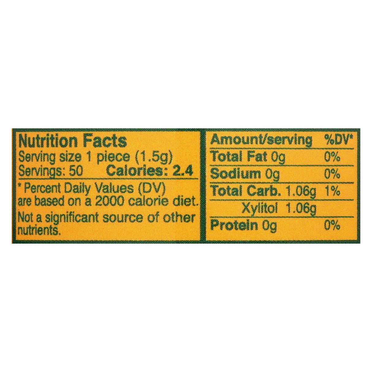 Epic Dental Sugar-Free Xylitol Gum, 50 Pieces - Fresh Fruit Flavor - Cozy Farm