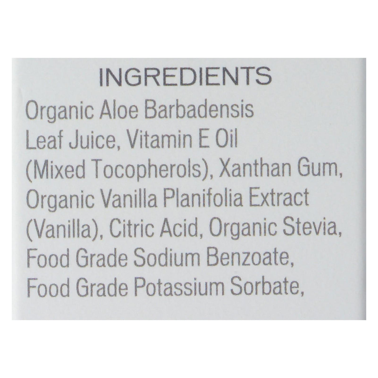 Aloe Cadabra Organic Personal Lubricant (Pack of 2.5 Oz - Tahitian Vanilla) - Cozy Farm