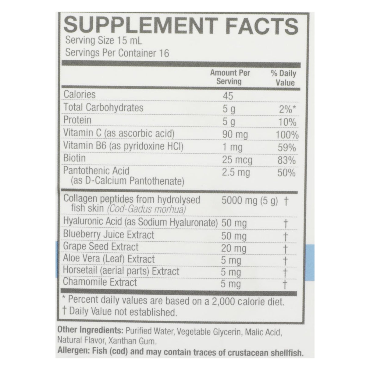 Nature's Answer Collagen Marine, 8 Oz. - Cozy Farm