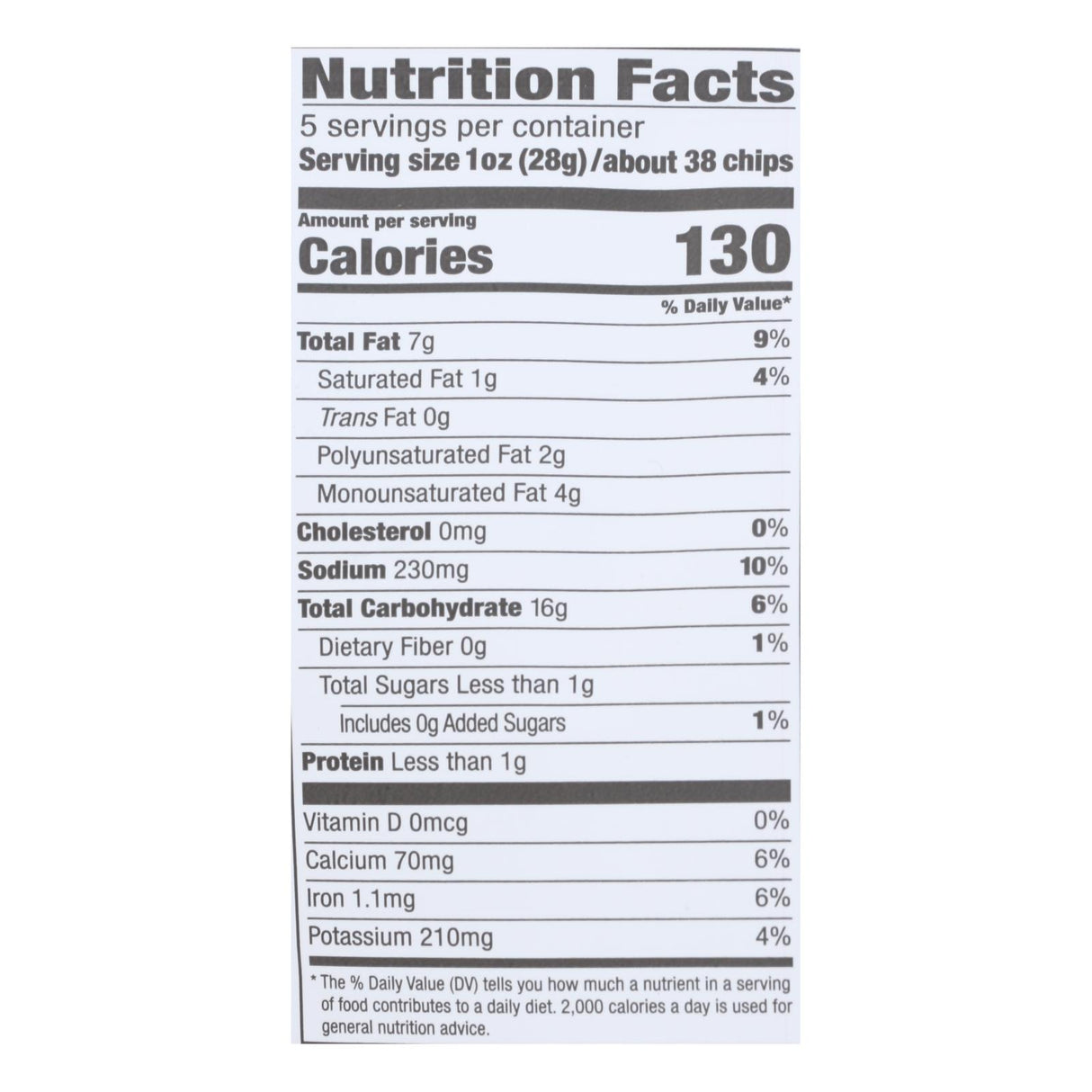 Sensible Portions Veggie Chips Sea Salt (12 - 5 Oz. Bags) - Cozy Farm