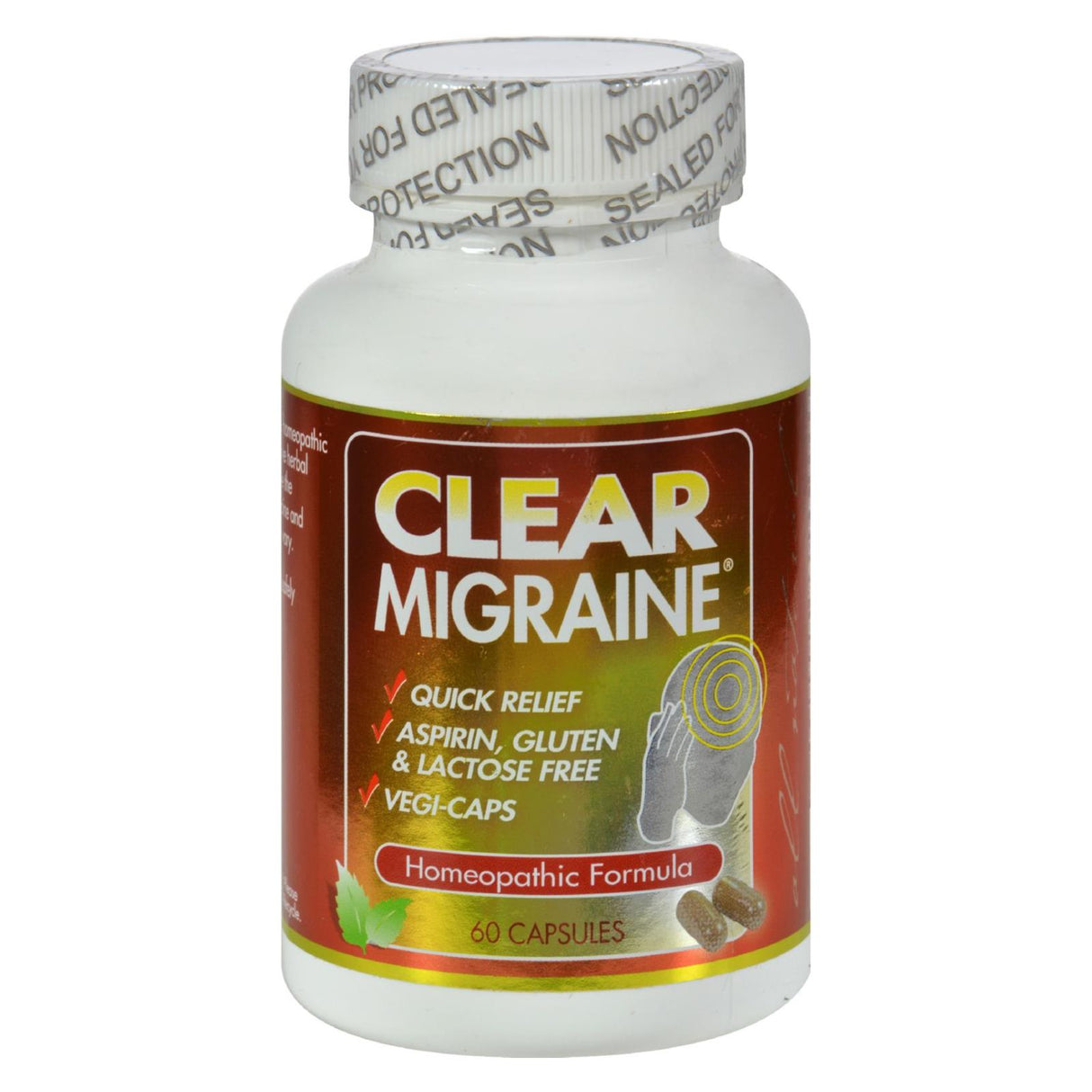 Clear Products Clear Migraine Relief - 60 Capsules - Cozy Farm