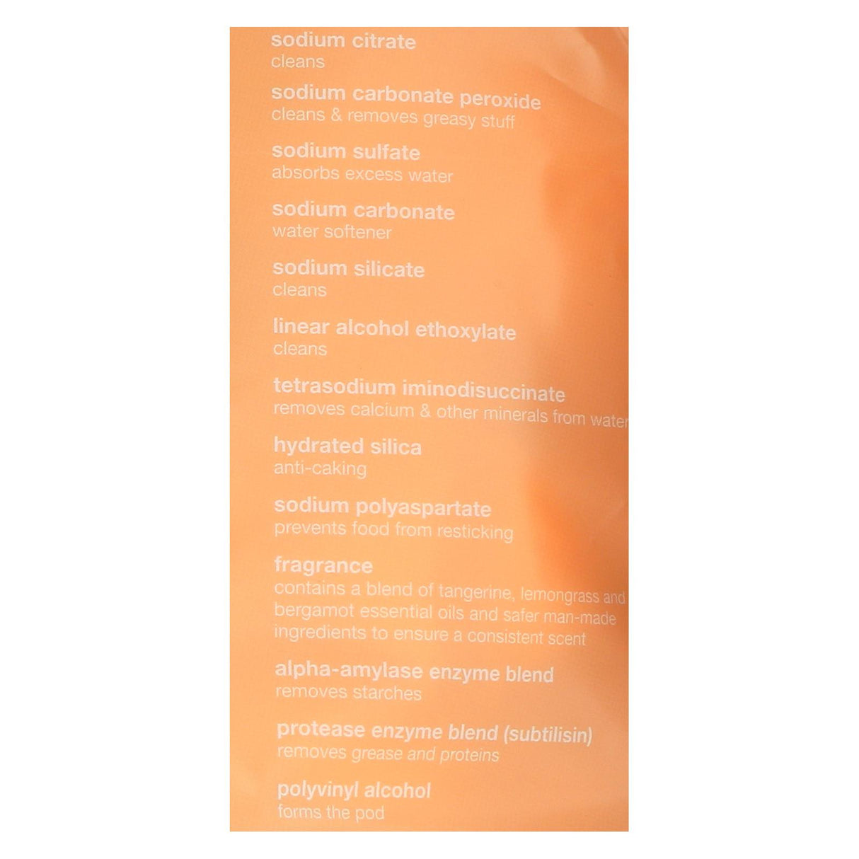 Grab Green Automatic Dishwasher Pods - Tangerine With Lemongrass Scent (Pack of 6, 24 Pods) - Cozy Farm