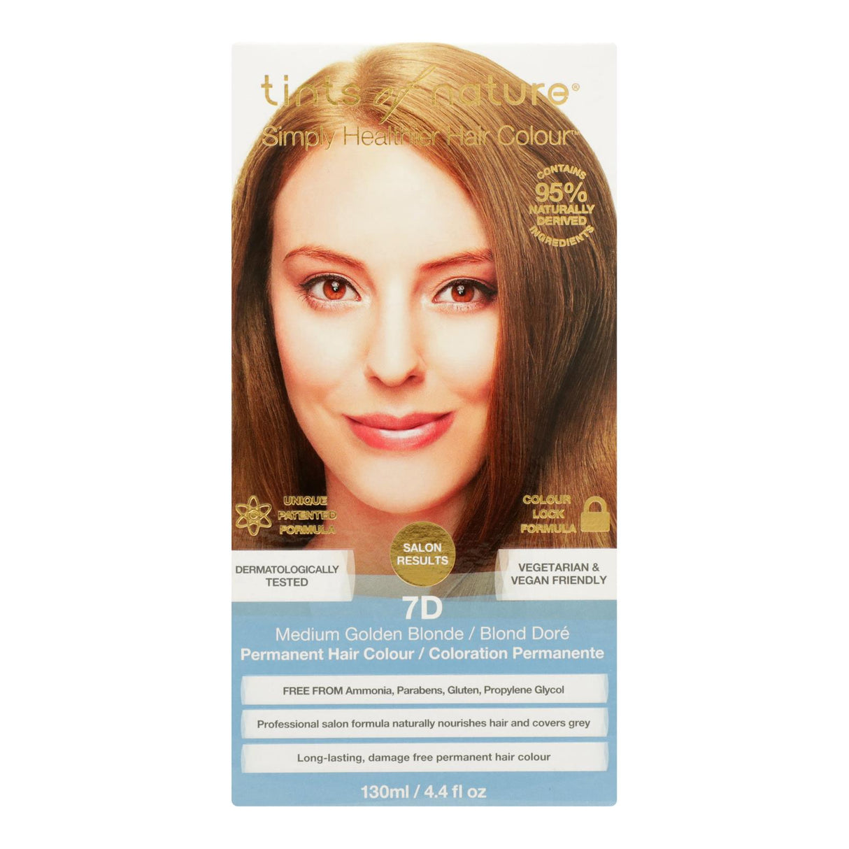 Tints Of Nature Medium Golden Blonde 4.4 FL OZ Permanent Hair Color - Cozy Farm