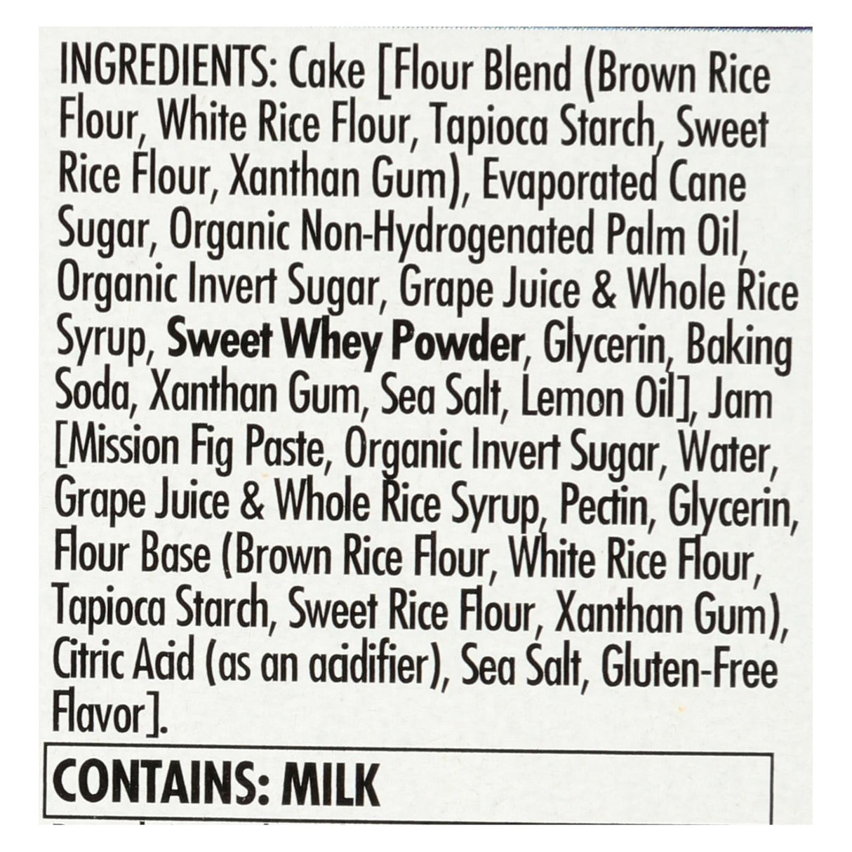 Pamela's Products Gluten-Free Big Fig Bar, Mission Fig, 5.64 Oz, Pack of 8 - Cozy Farm