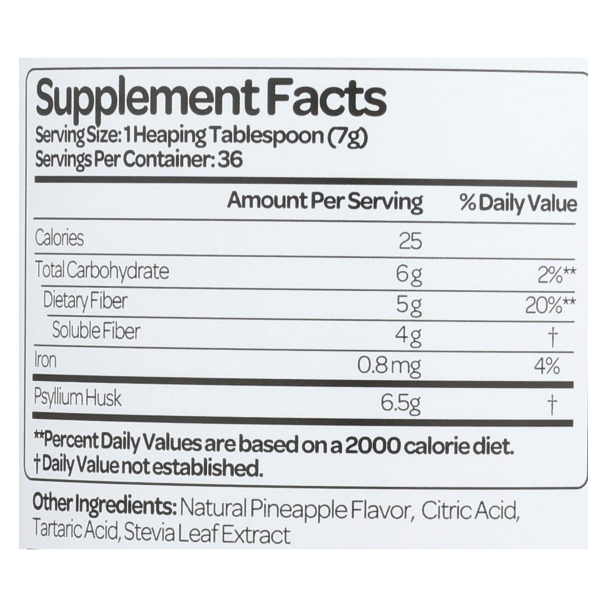 Health Plus Colon Cleanse Pineapple Stevia (9 Ounce) - Cozy Farm