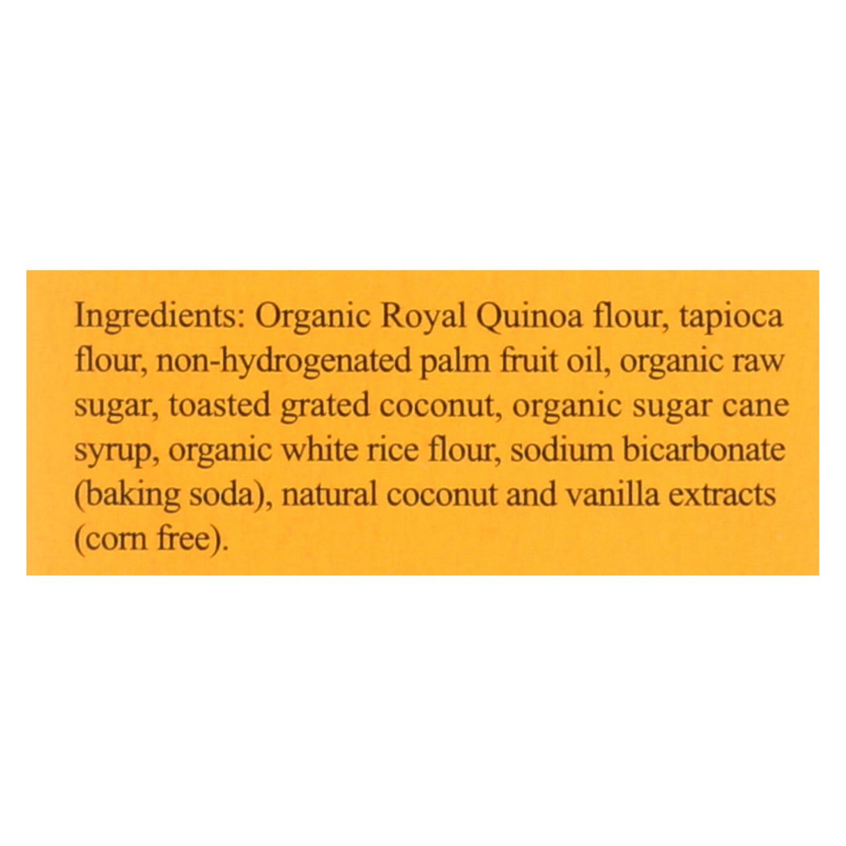 Andean Dream Gluten-Free Quinoa Coconut Cookies (Pack of 6 - 7 Oz.) - Cozy Farm