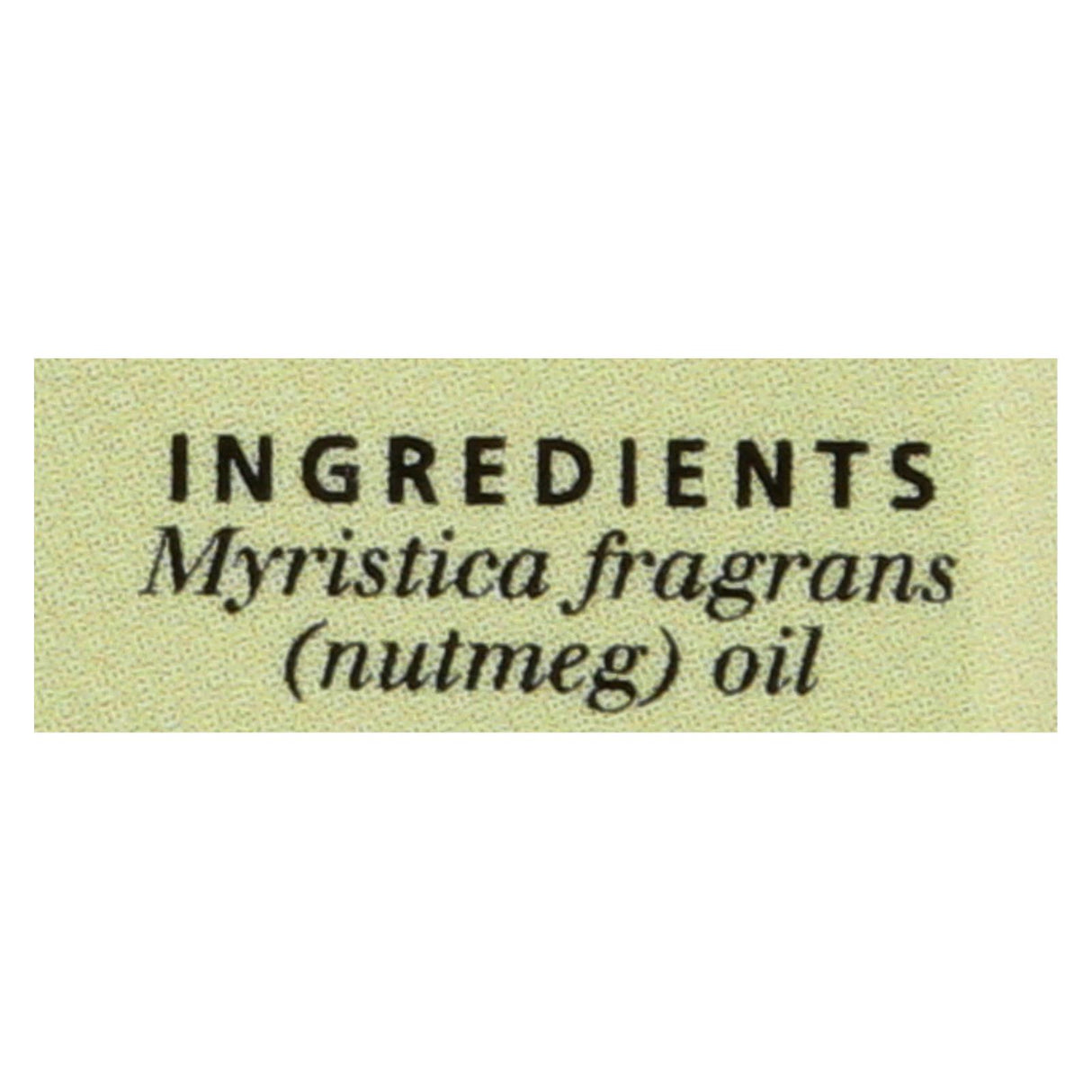 Aura Cacia Nutmeg Essential Oil, 0.5 Fl Oz - Cozy Farm