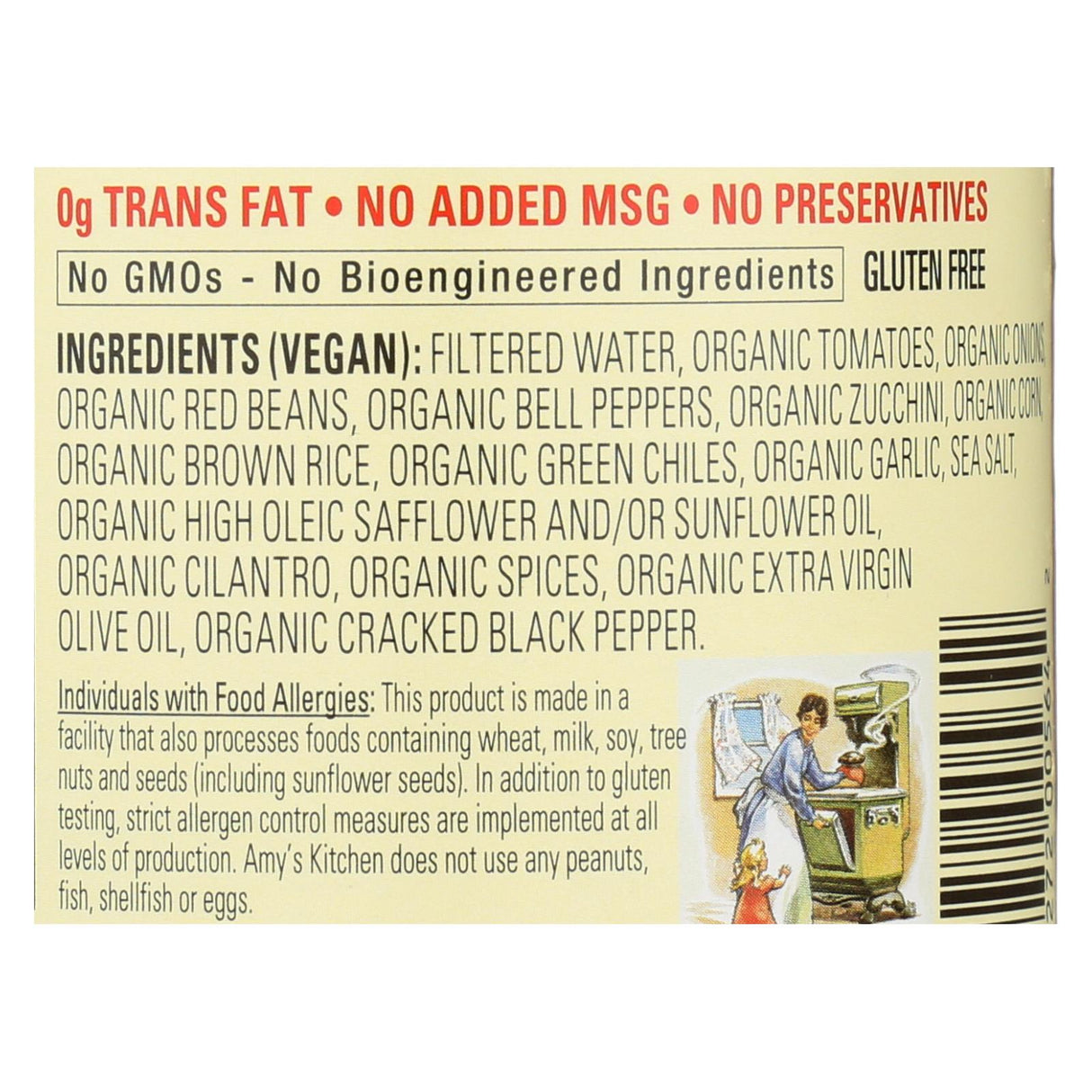 Amy's Premium Organic Spanish Rice & Red Bean Soup (14.7 Oz. Can, Pack of 12) - Cozy Farm