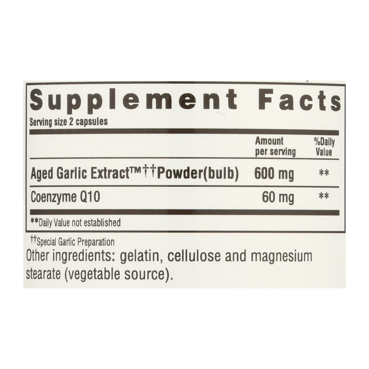 Kyolic Aged Garlic Extract CoQ10 Formula 110: Supports Heart and Immune Health (100 Capsules) - Cozy Farm