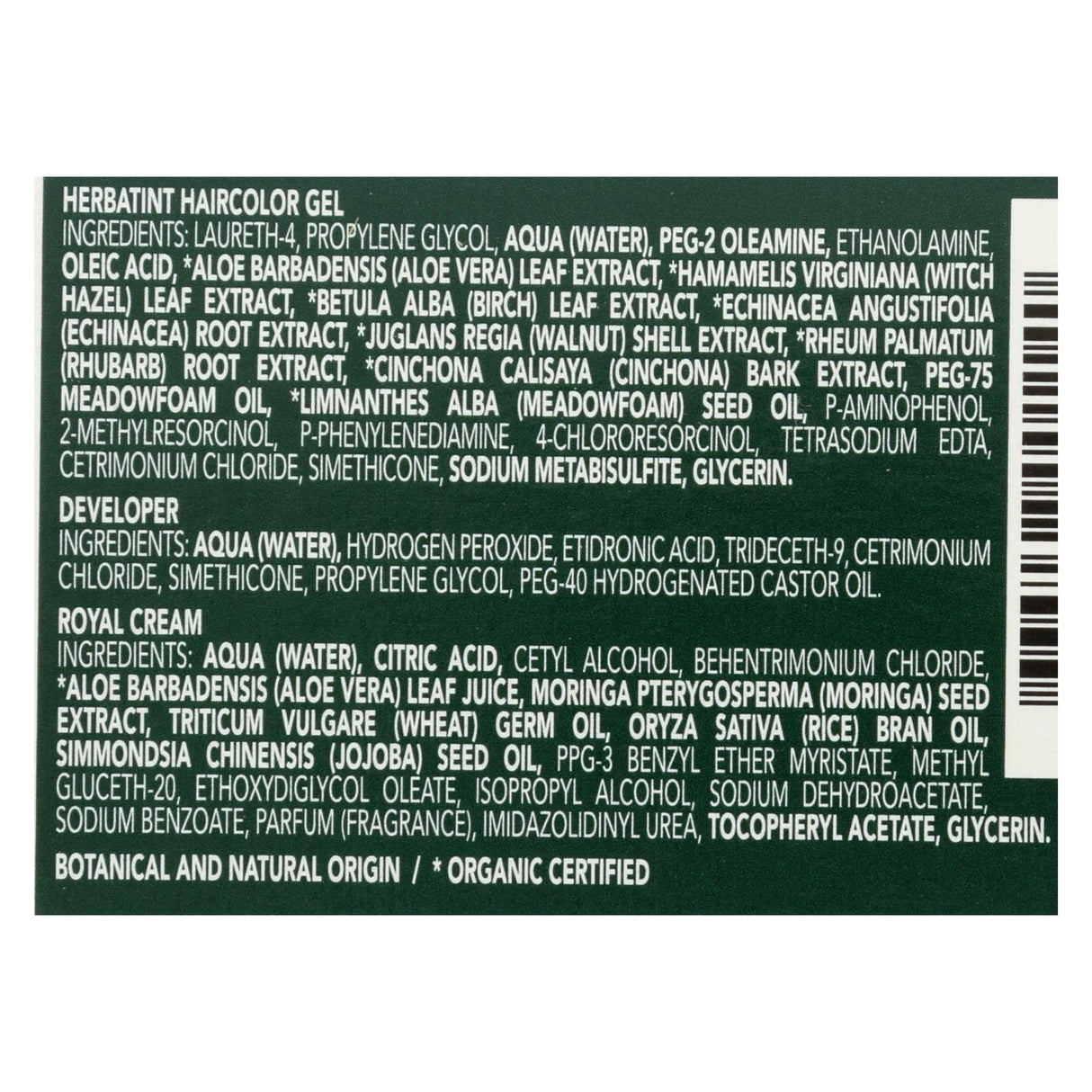 Herbatint Permanent Herbal Haircolor Gel: Vibrant 8D Light Golden Blonde, 135 mL - Cozy Farm