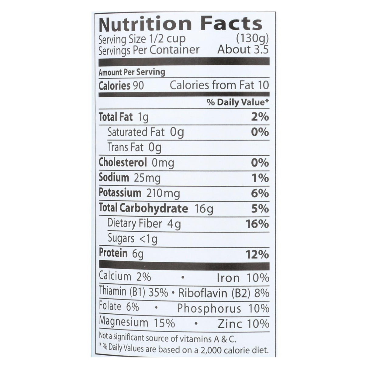 Eden Foods Organic Black Eyed Peas, 15 Oz. (Pack of 12) - Cozy Farm