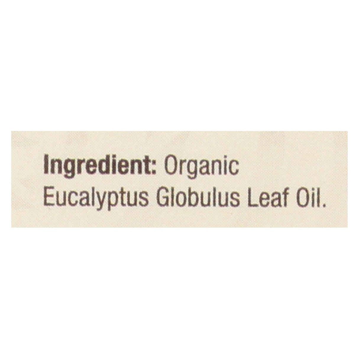 Nature's Answer Organic Eucalyptus Essential Oil, 0.5 Oz. - Cozy Farm