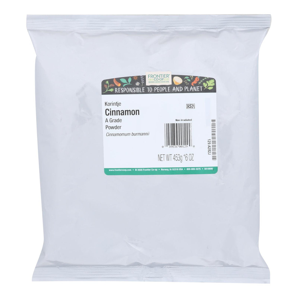 Frontier Herb Ground Korintje A Grade Cinnamon - 1 lb - Cozy Farm