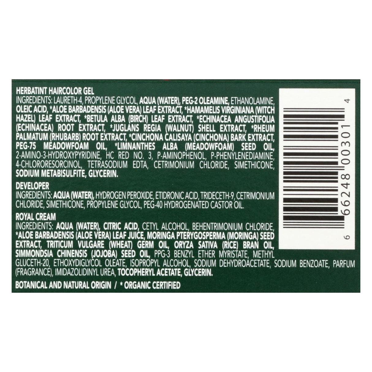 Herbatint Hair Color Kit Flash Fashion Henna Red FF1: Ammonia-Free, Vegan, Cruelty-Free - Cozy Farm