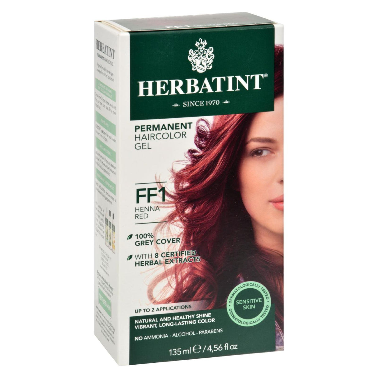 Herbatint Hair Color Kit Flash Fashion Henna Red FF1: Ammonia-Free, Vegan, Cruelty-Free - Cozy Farm