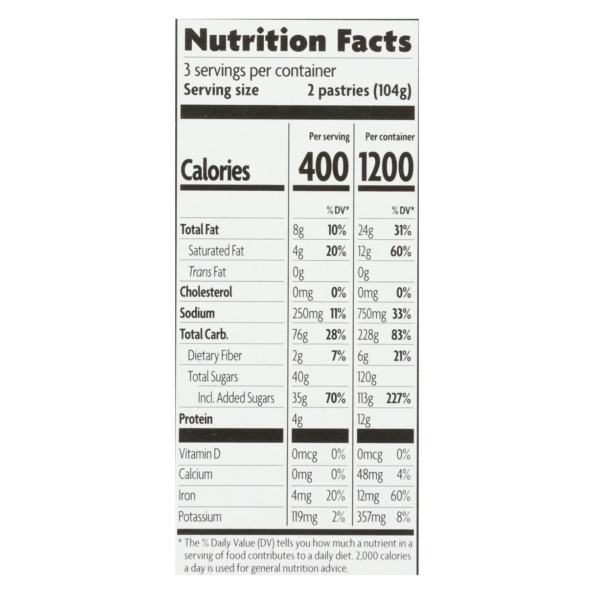 Nature's Path Organic Frosted Toaster Pastries - Blueberry Bliss (Pack of 12) - Cozy Farm