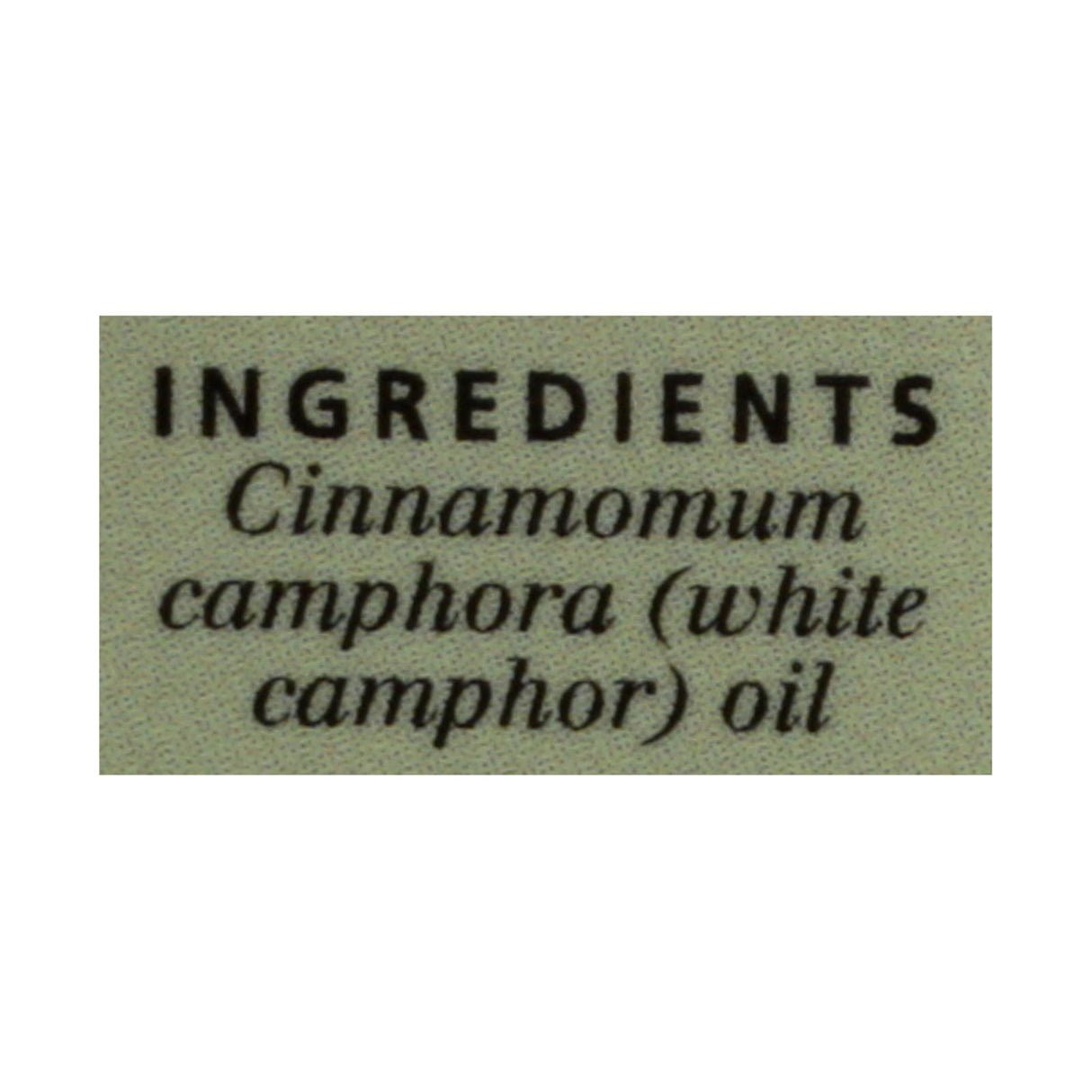 Aura Cacia Camphor Essential Oil, 0.5 Fl Oz - Cozy Farm