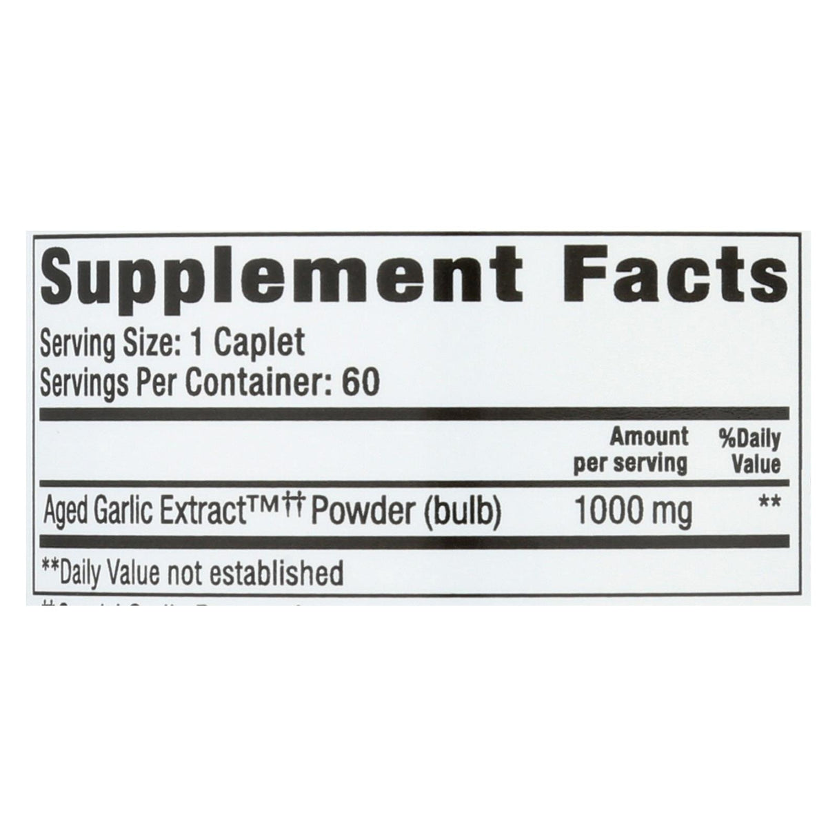 Kyolic Aged Garlic Extract Caplets | Supports Cardiovascular Health | 1000mg per Caplet | 60 Caplets - Cozy Farm