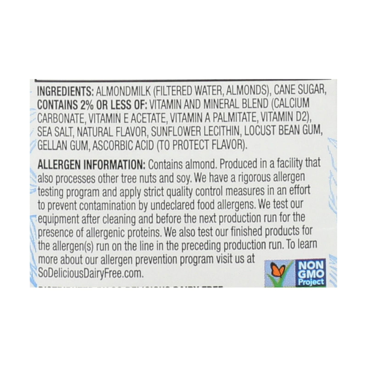 So Delicious Dairy-Free Almond Milk (Pack of 6) - Vanilla - 32 Oz. - Cozy Farm